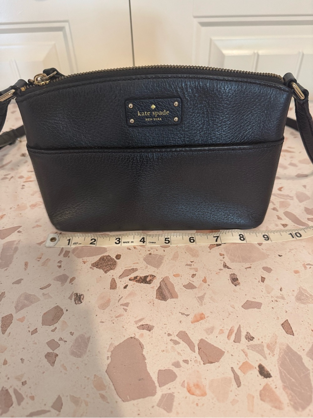 Kate Spade Black Leather Crossbody Bag with Gold Hardware - Picture 16 of 16
